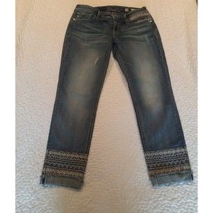 Miss Me Ladies Size 29 Signature Ankle Skinny